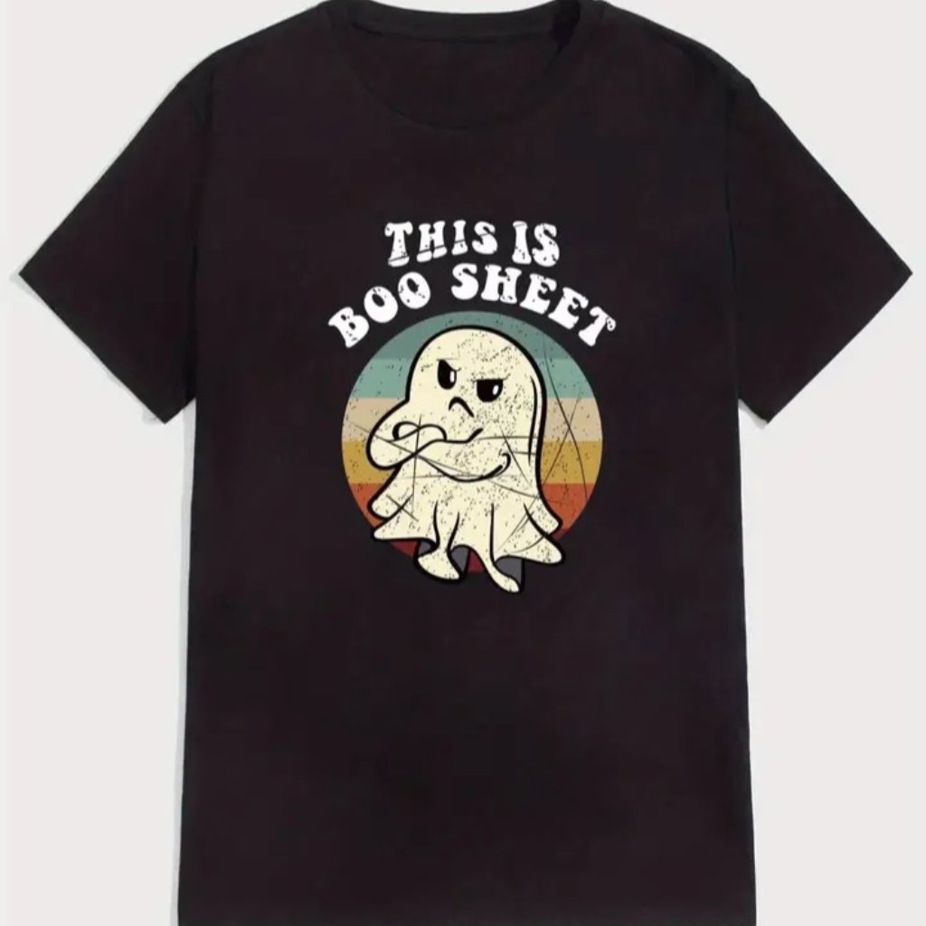 This Is Boo Sheet Black T Shirt